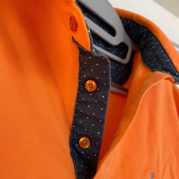 Tailorbyrd polo-orange NWOT - Picture 3 of 6